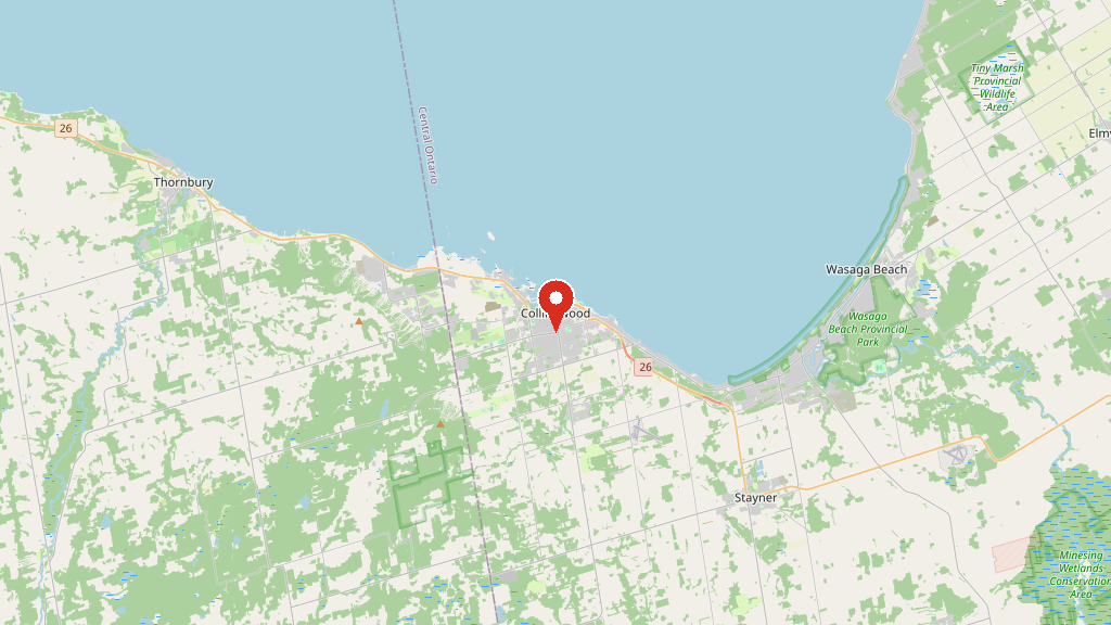 Map of our service area