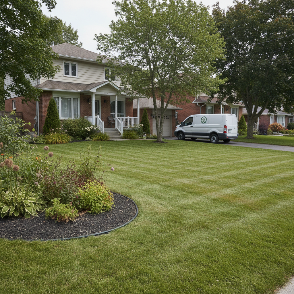 Landscaping work